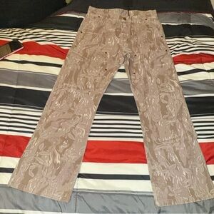 Darc Sport Men's Light Brown Printed Casual Pants Sz 32 NWT
